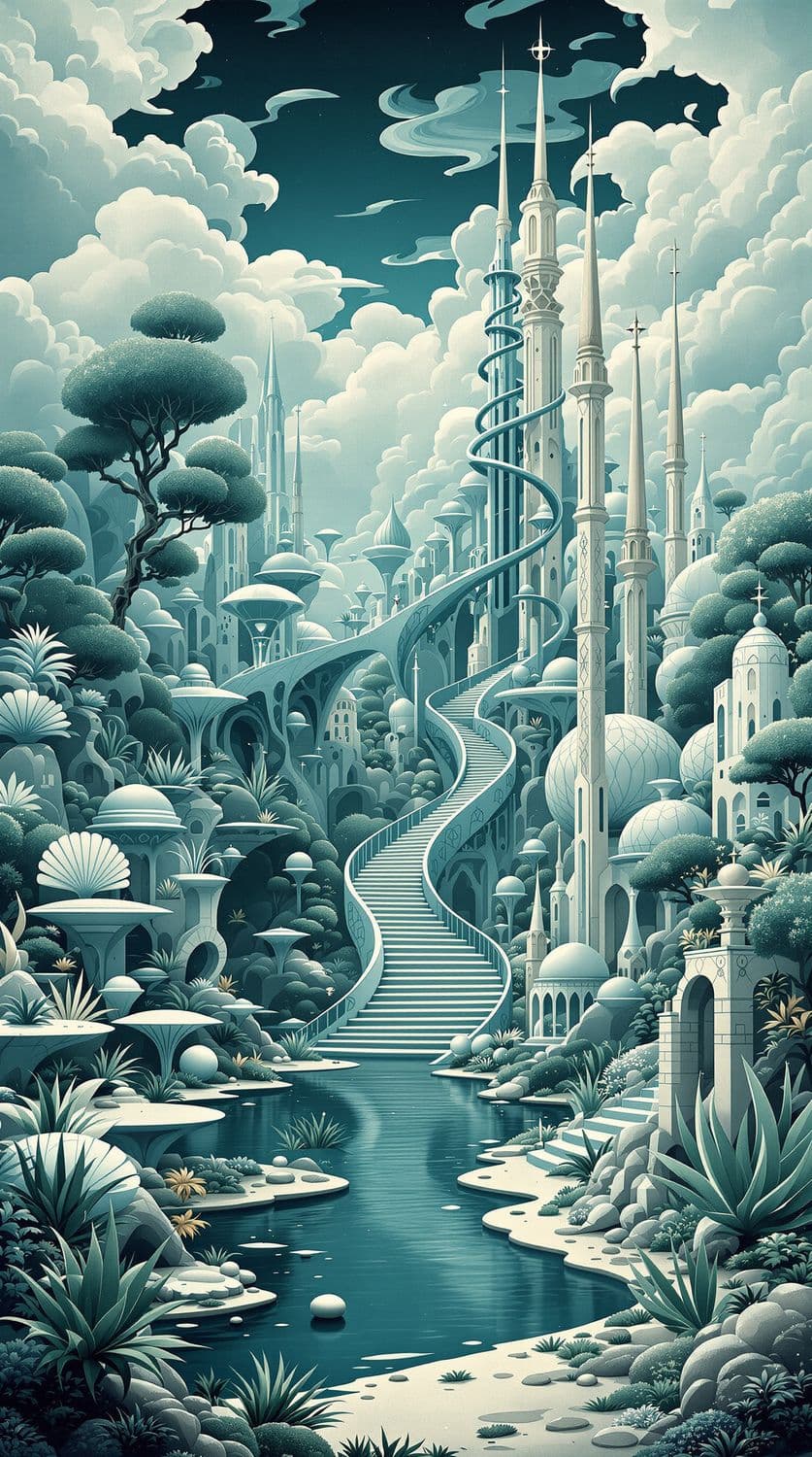 Blue Horizon Dreamscape