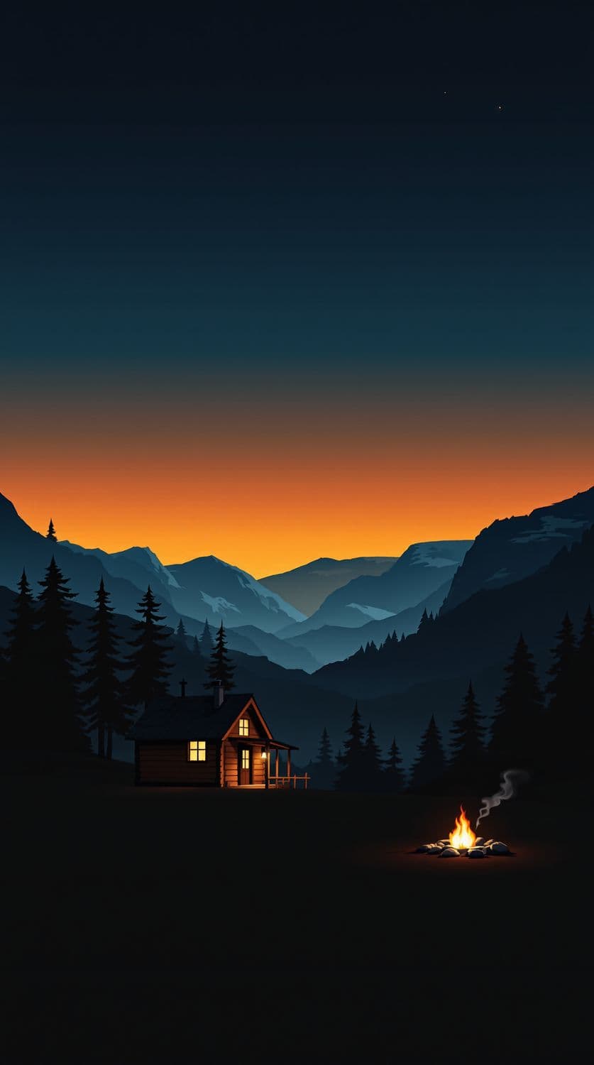 Dusk in the Mountains