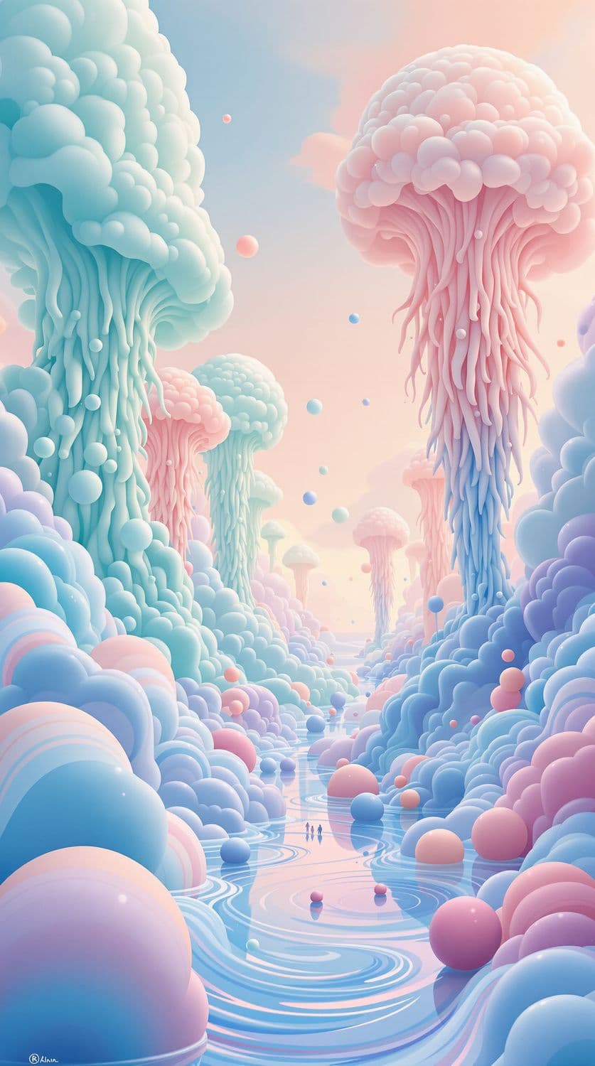 Floating Jellyfish Dreamscape