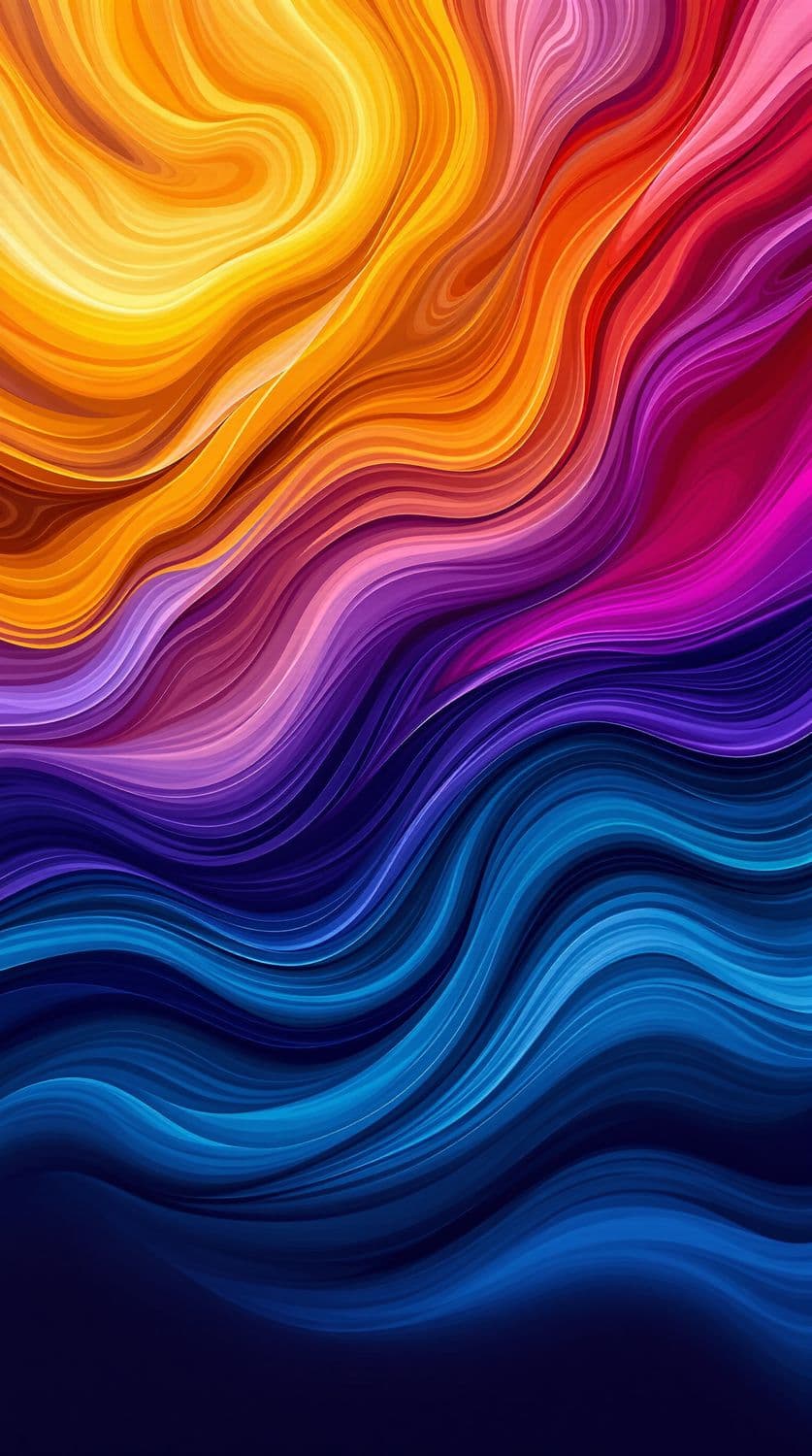 Swirling Ribbons of Color