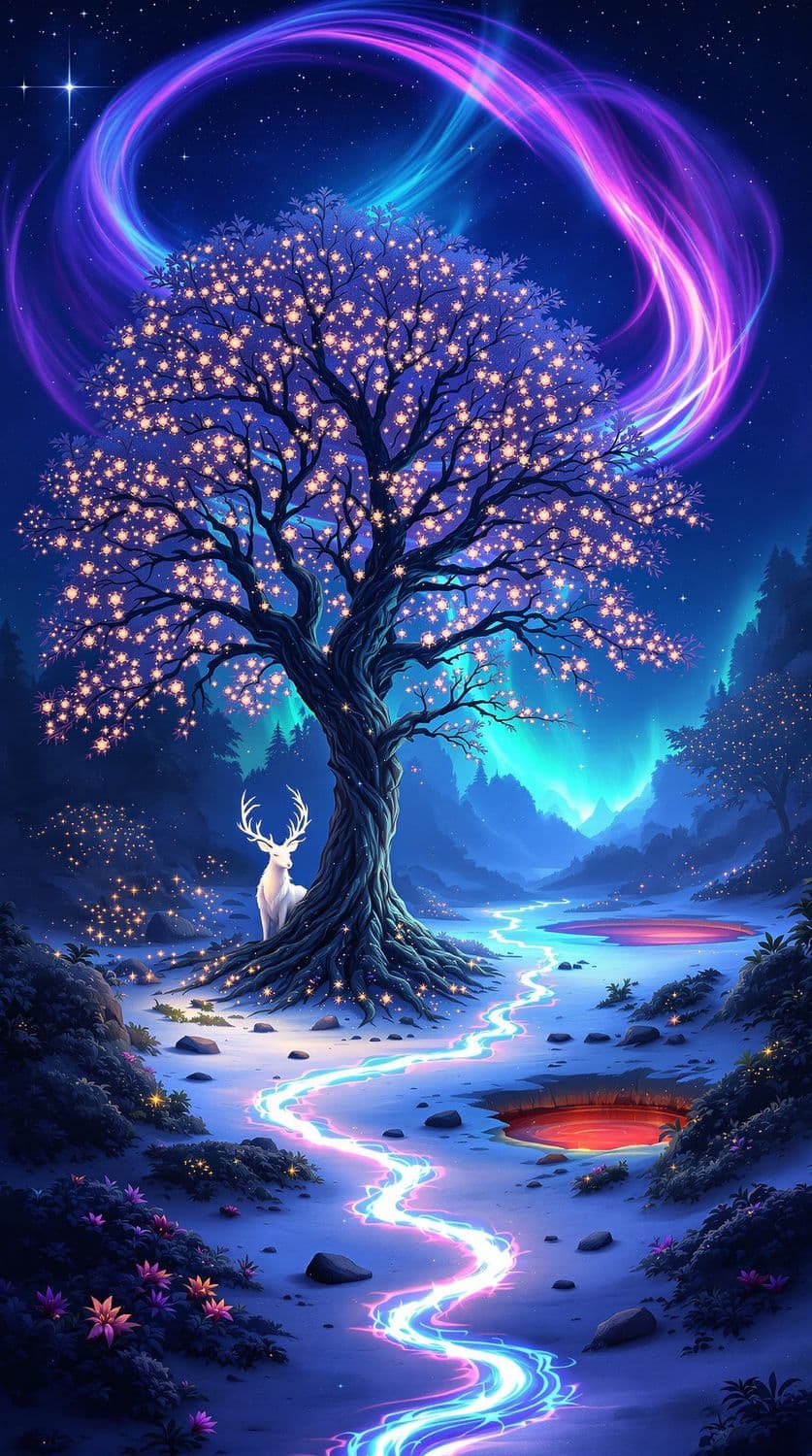 Enchanted Forest of Light