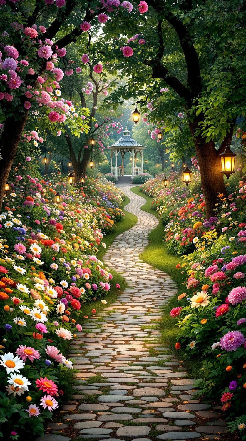 Enchanted Garden Pathway