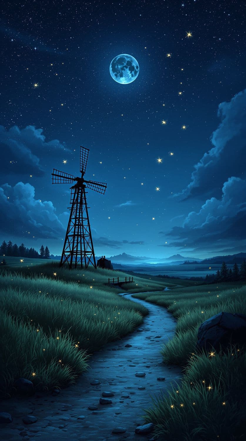 Moonlit Prairie Magic