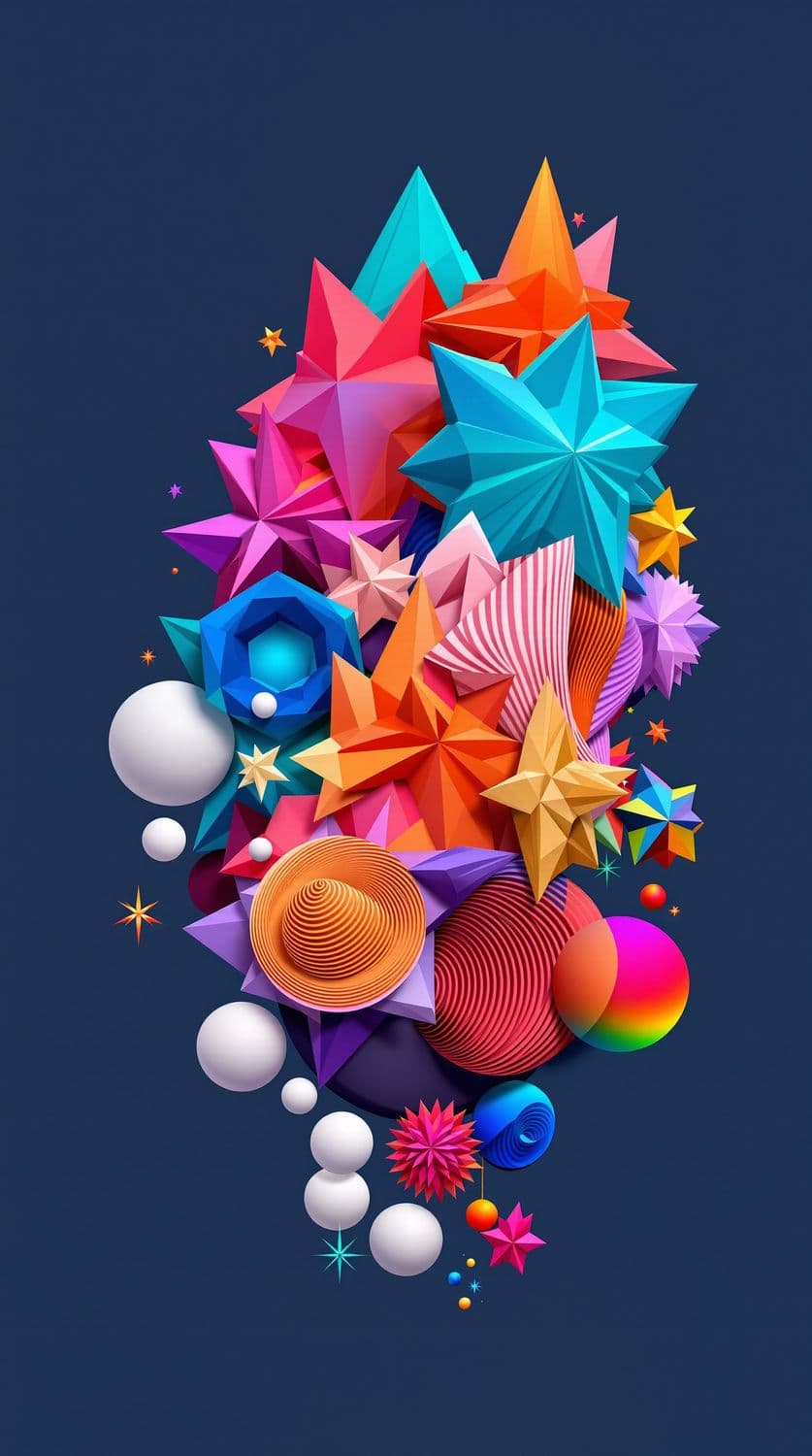 Stellar Burst on Slate