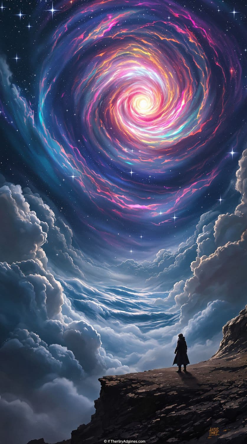 Nebula Maelstrom from the Cliff