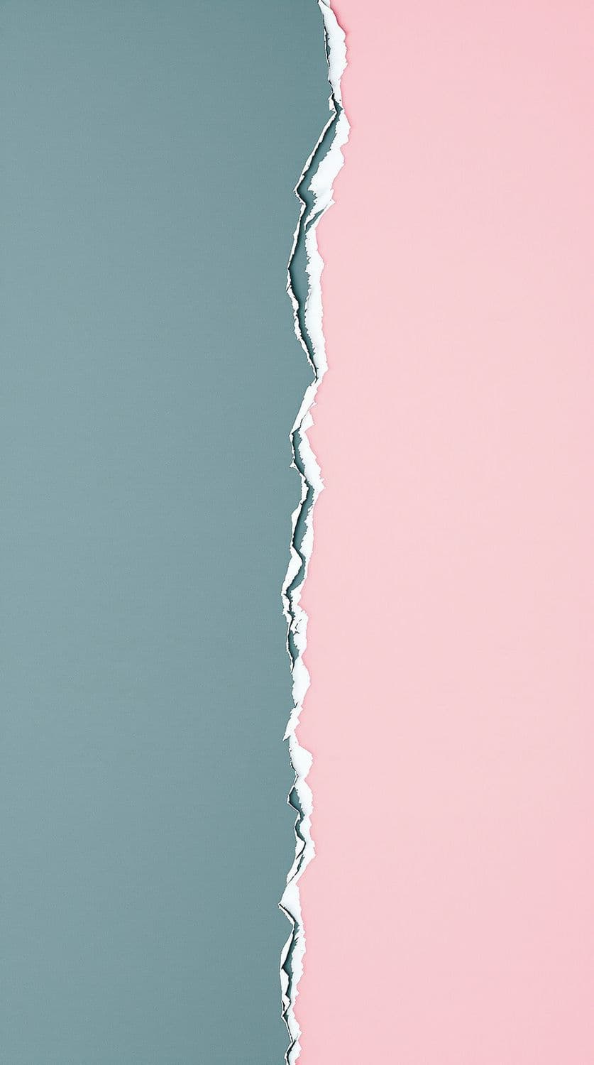 Slate and Blush Zigzag Split