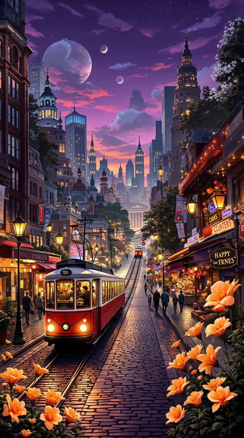 Dusk in the City