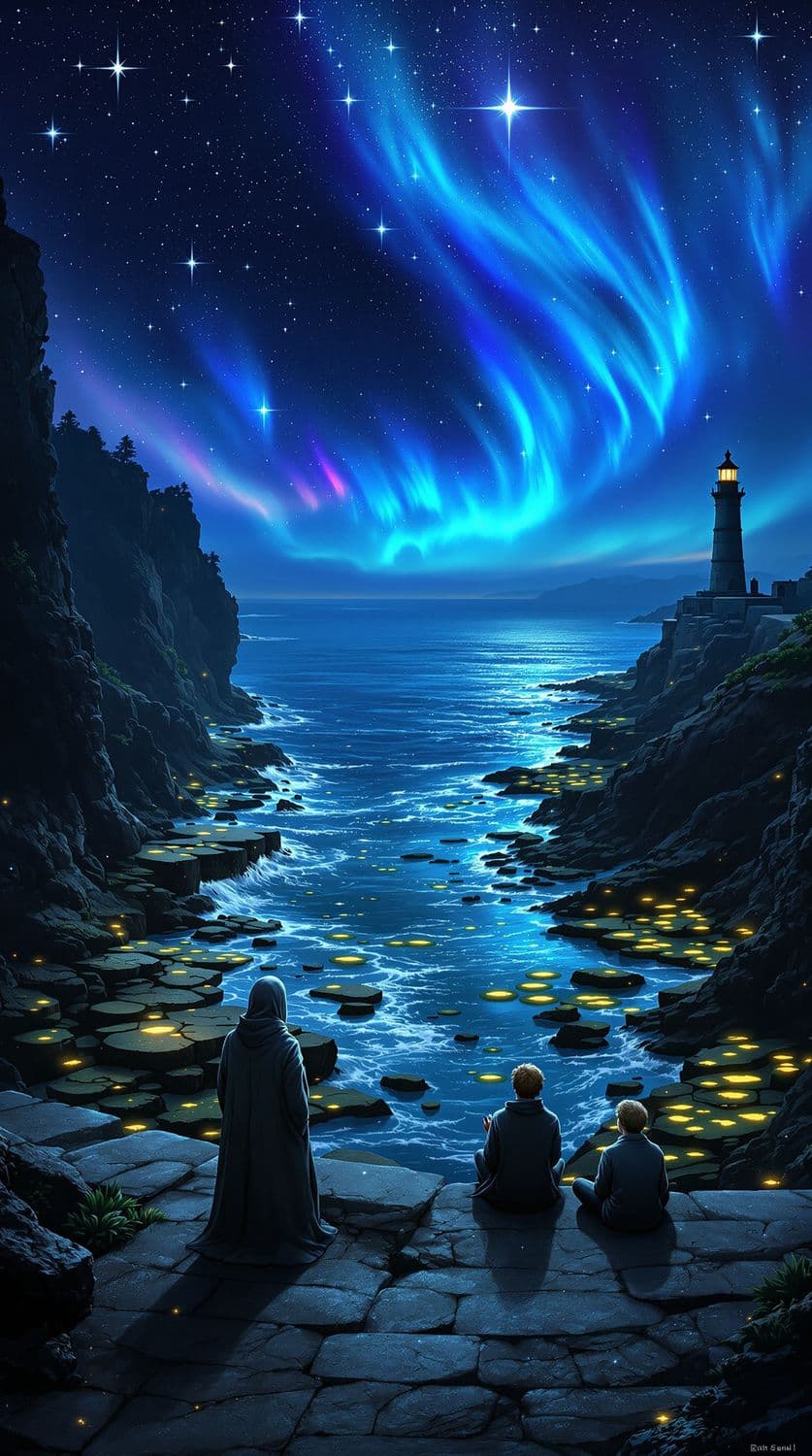 Starry Coastal Reverie