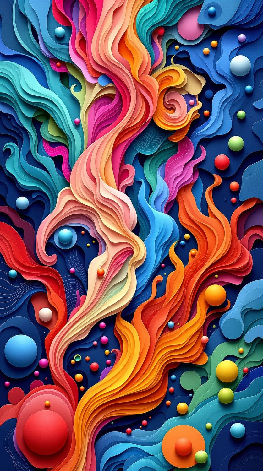 Swirling Tendrils and Spheres