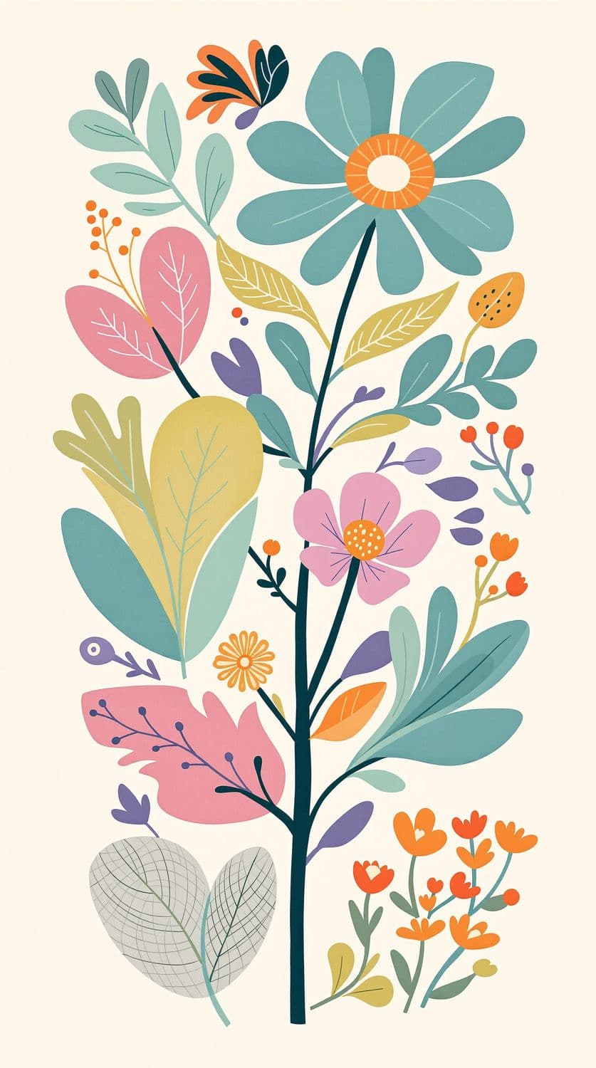 Whimsical Floral Fantasy