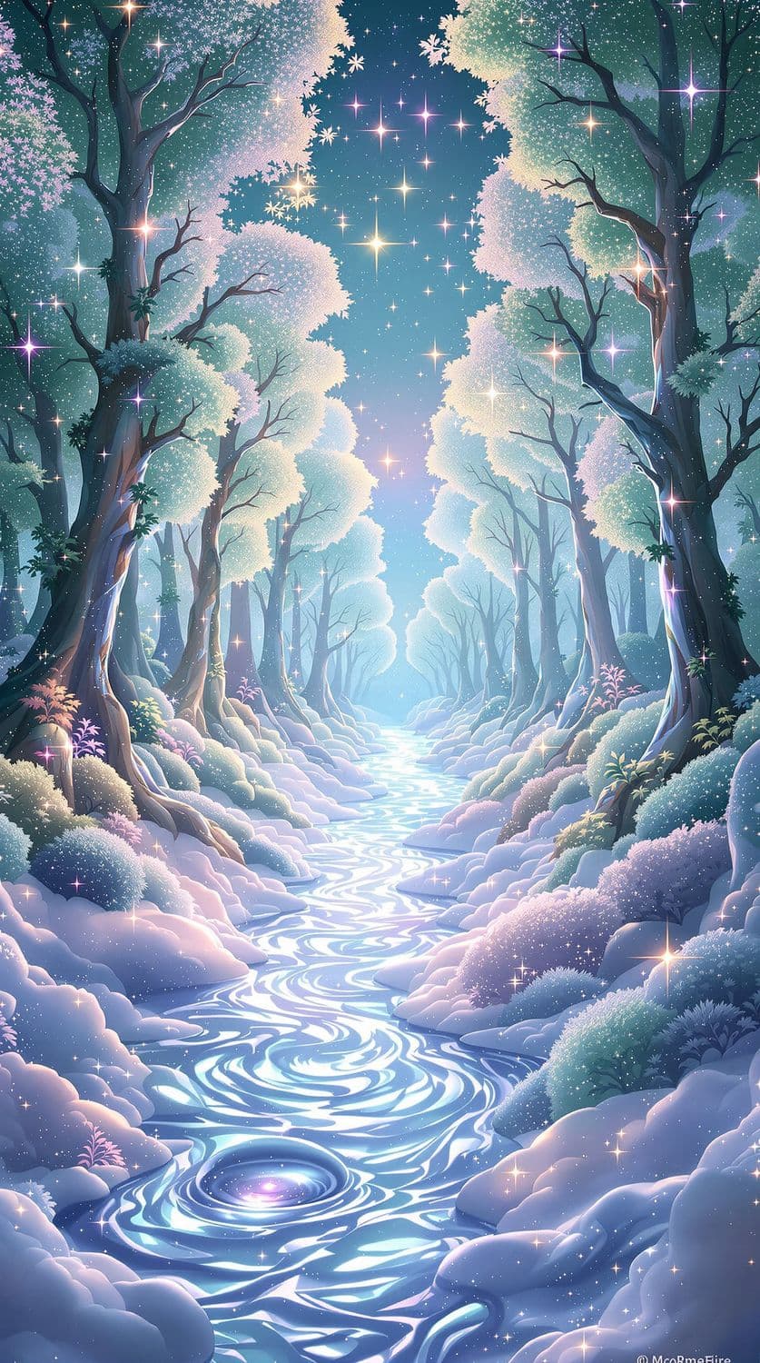 Ethereal Glass Forest