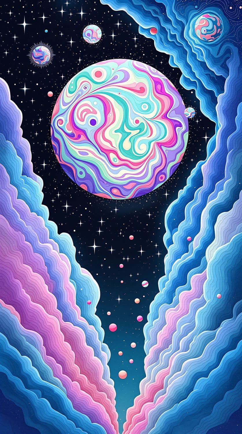 Surreal Cosmic Harmony