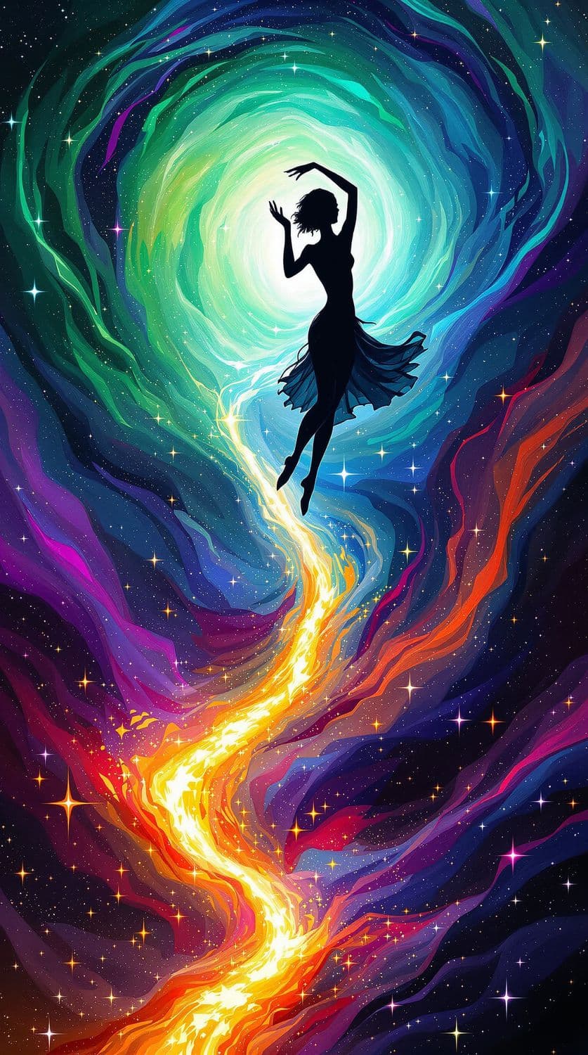 Cosmic Dance of Colors