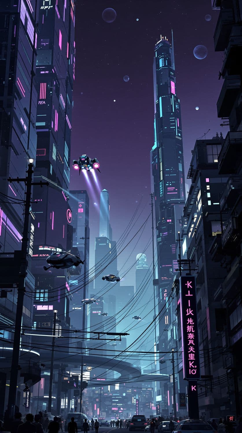 Neon Future City