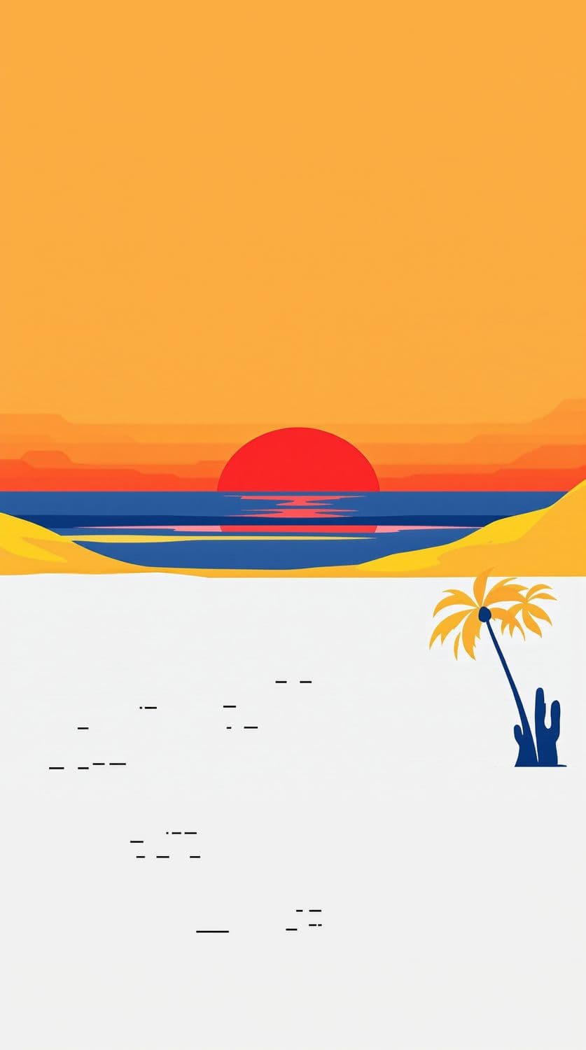 Sunset Beach Relaxation