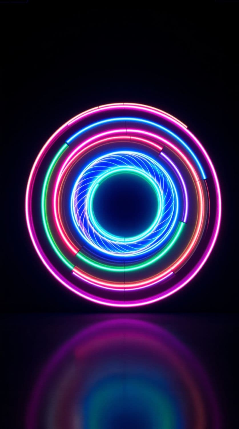 Neon Art Installation