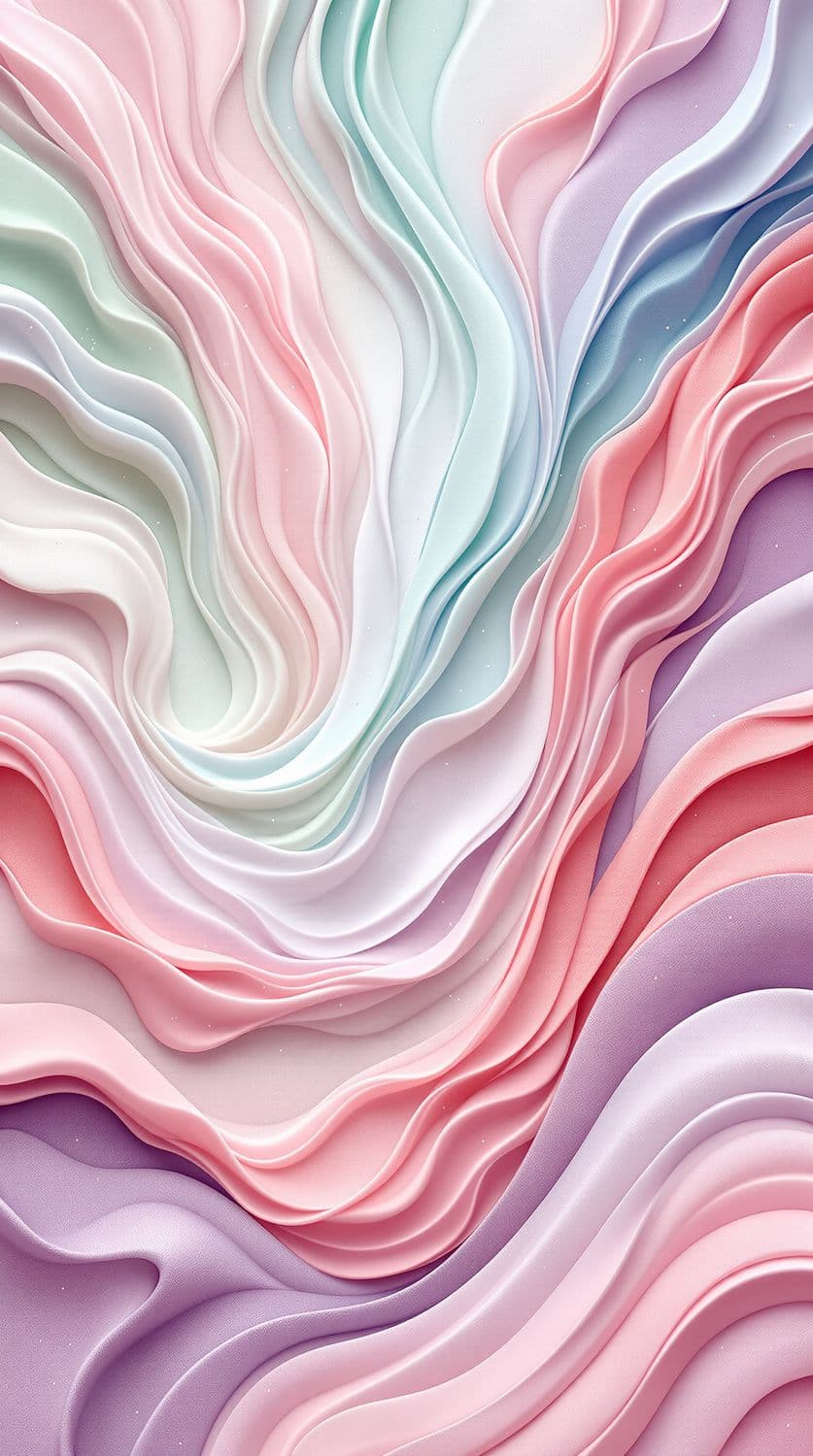 Whimsical Pastel Ribbons