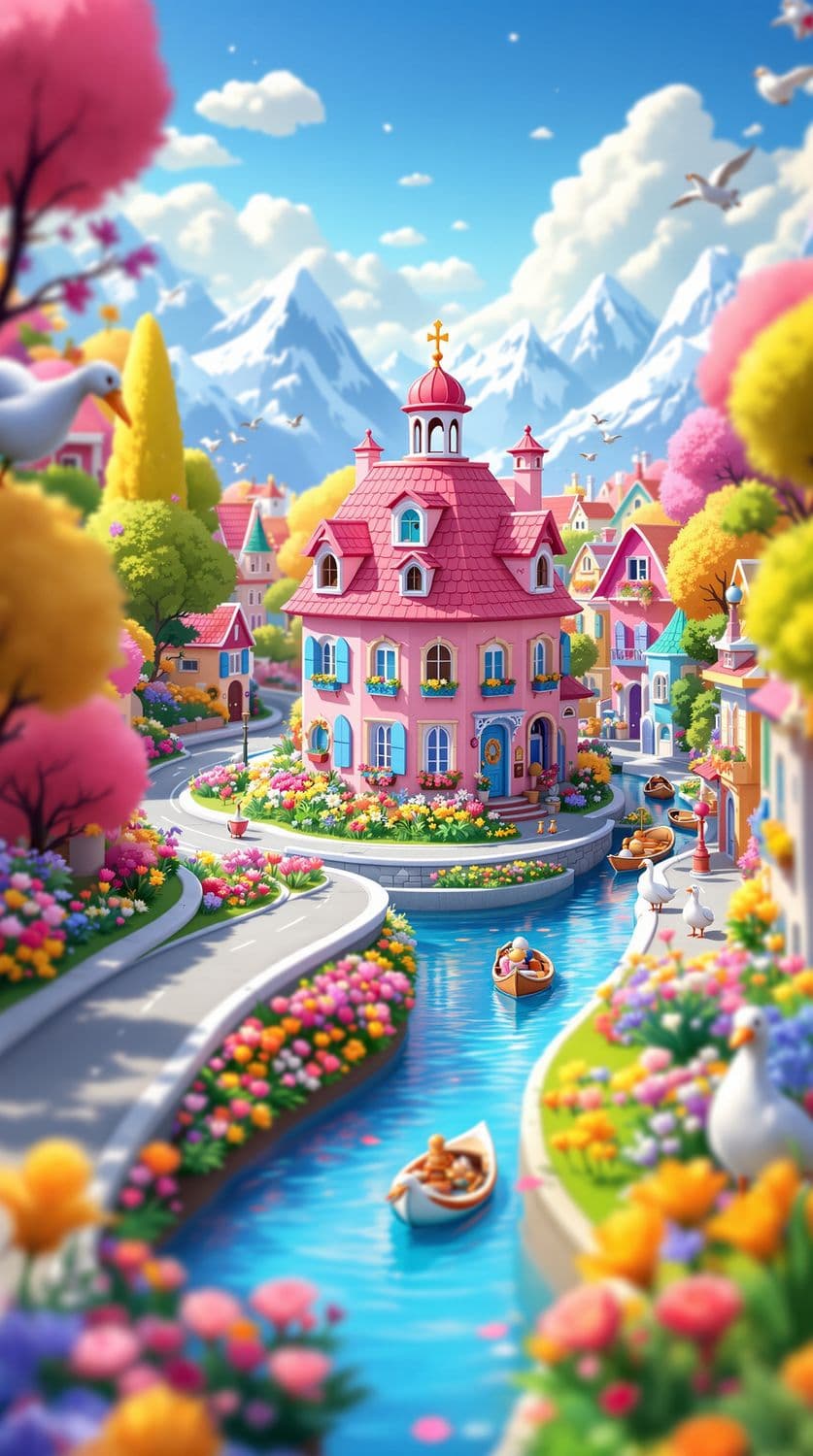 Gondola Canal Village