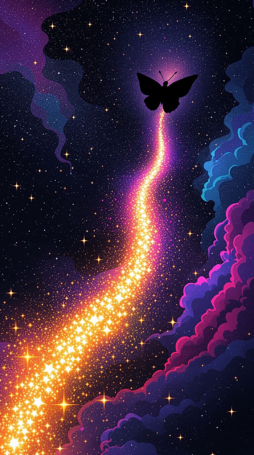 Galactic Butterfly Emergence