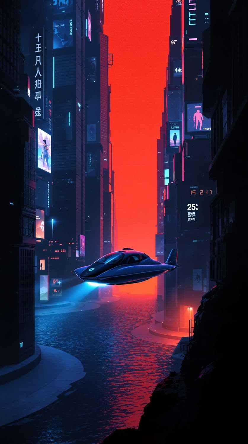 Neon City Glide