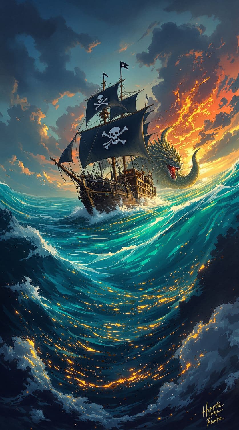 Pirate's Sunset Adventure