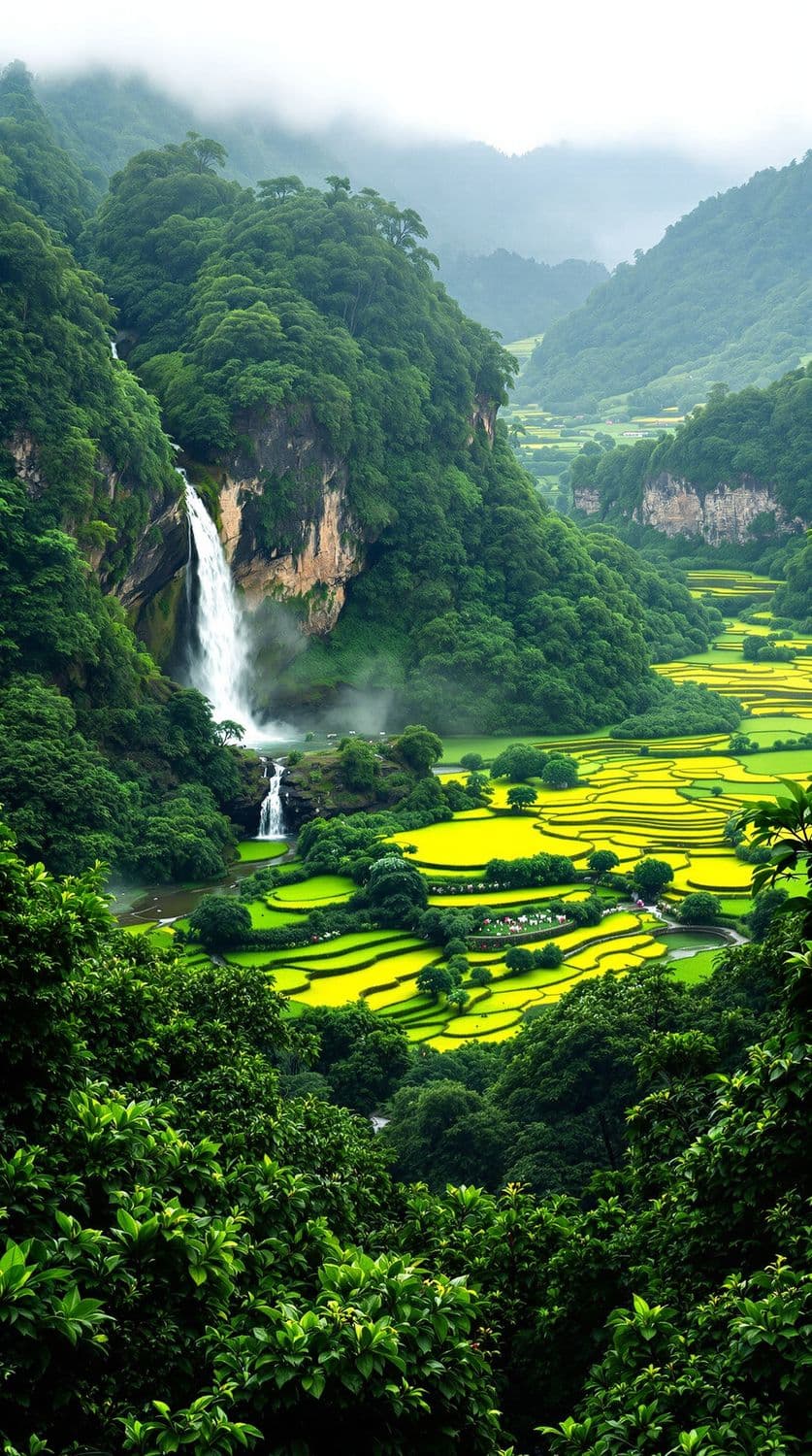 Tropical Rainforest Cascade