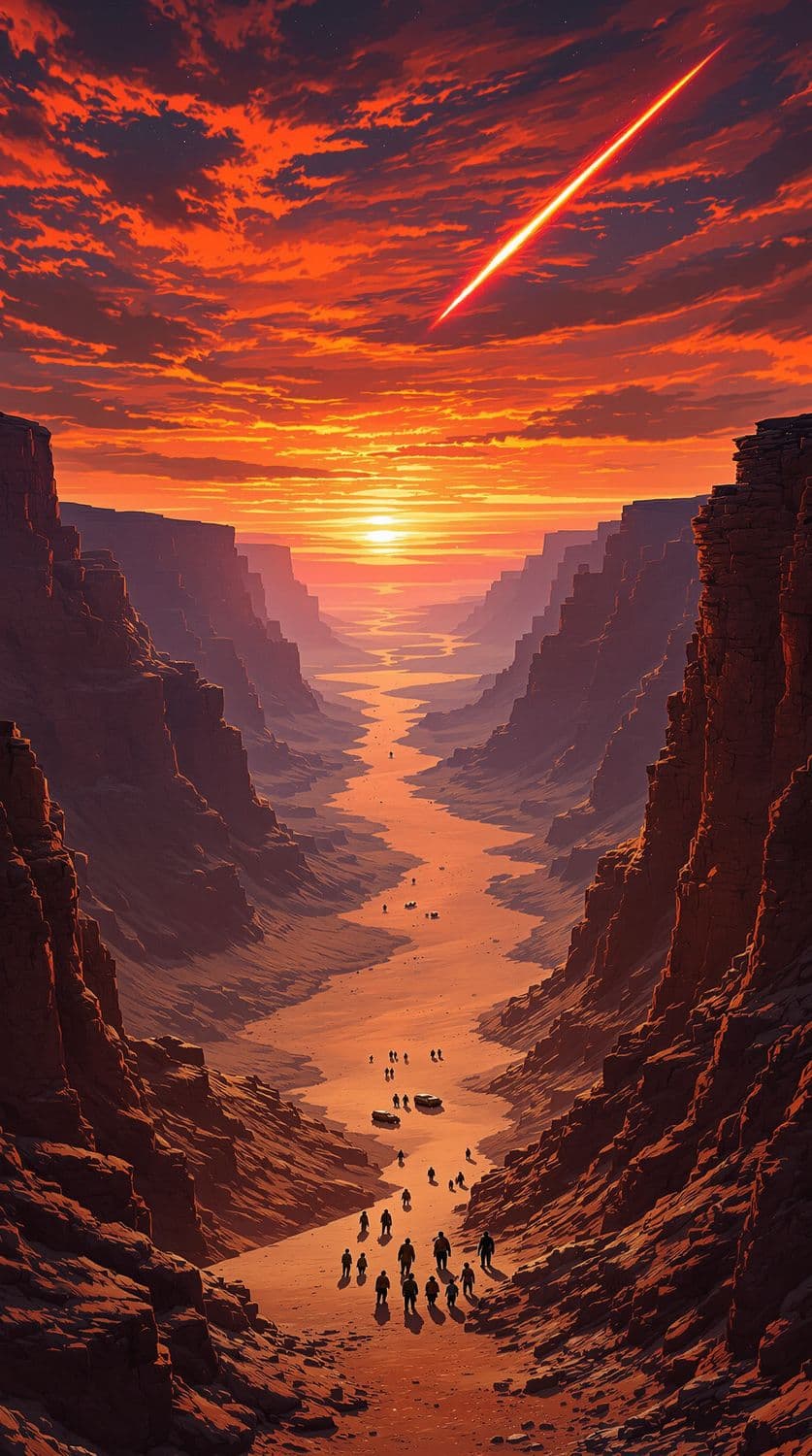 Canyon of Fiery Skies