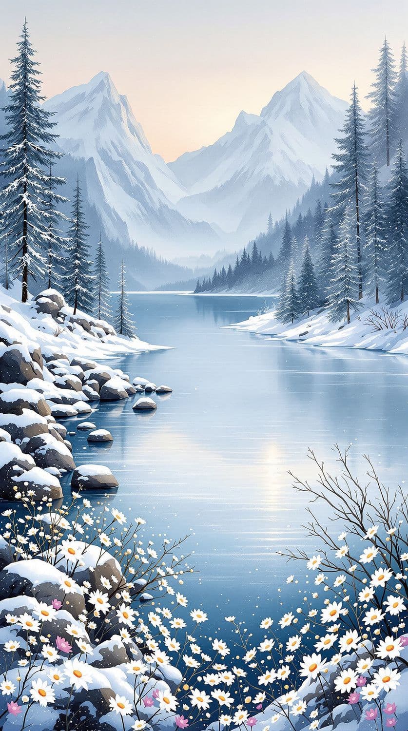 Winter's Silent Reflection