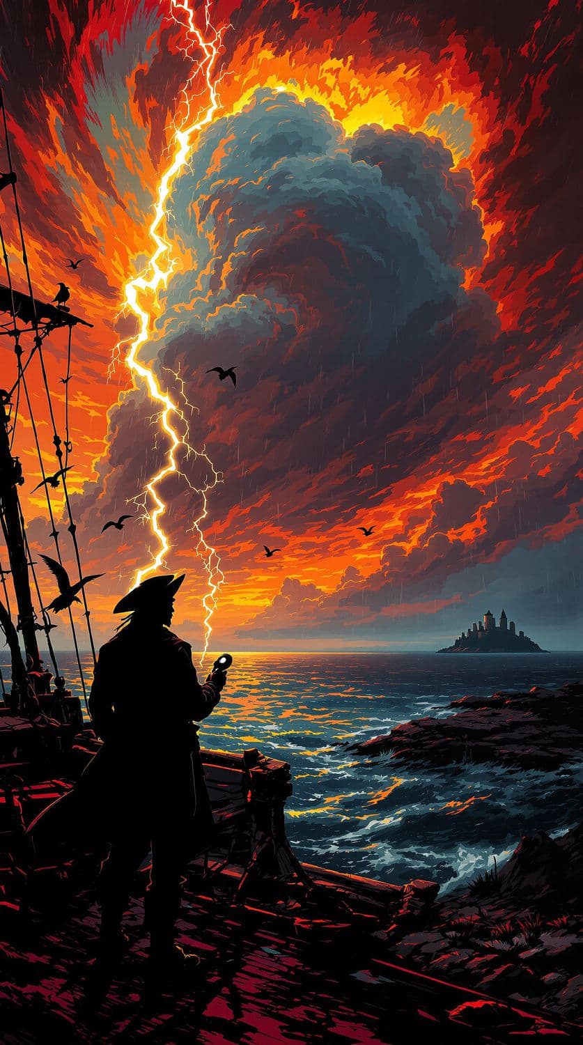 Stormy Seas with Pirate Captain