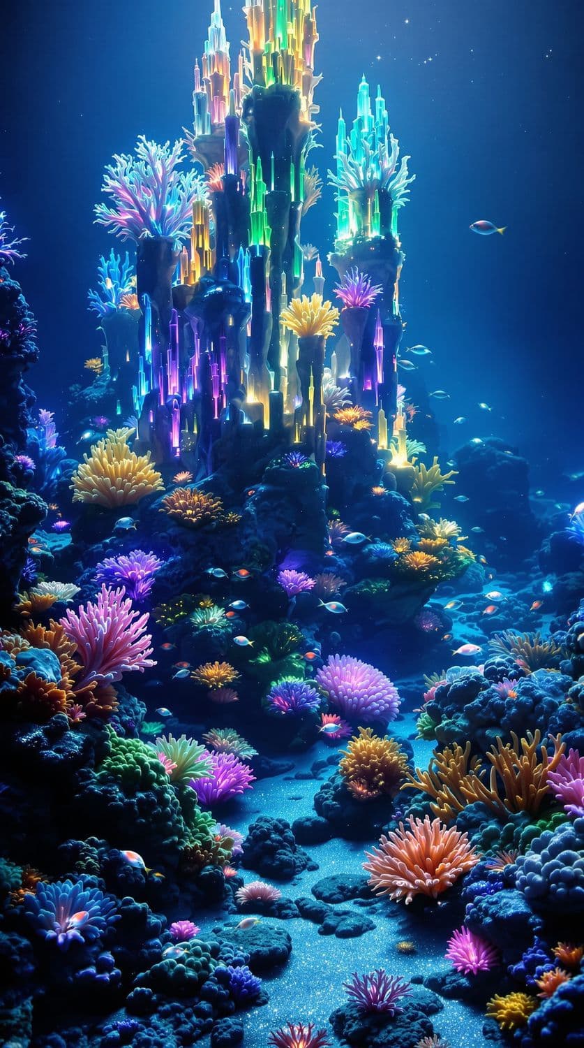 Underwater Alien Cityscape