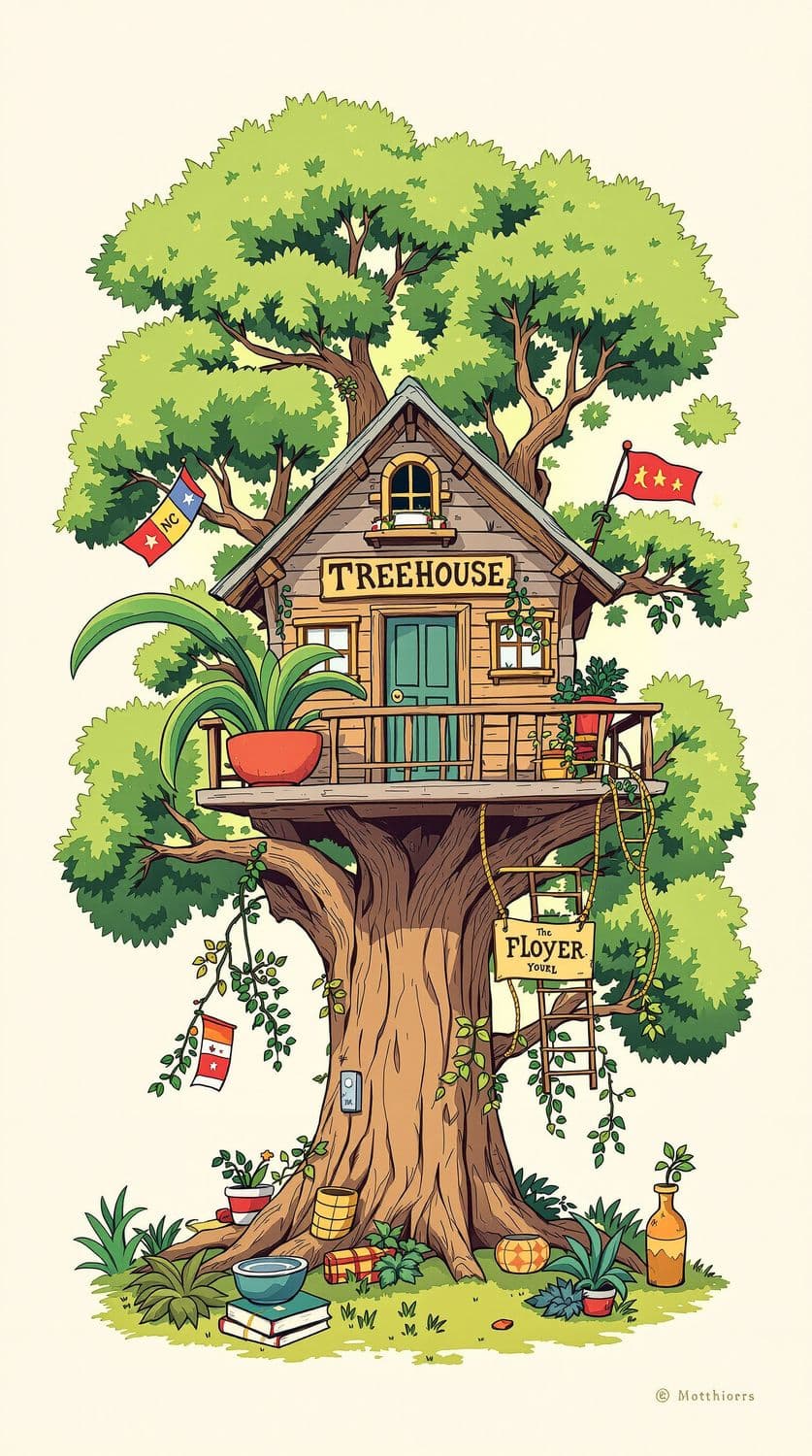 Whimsical Treehouse