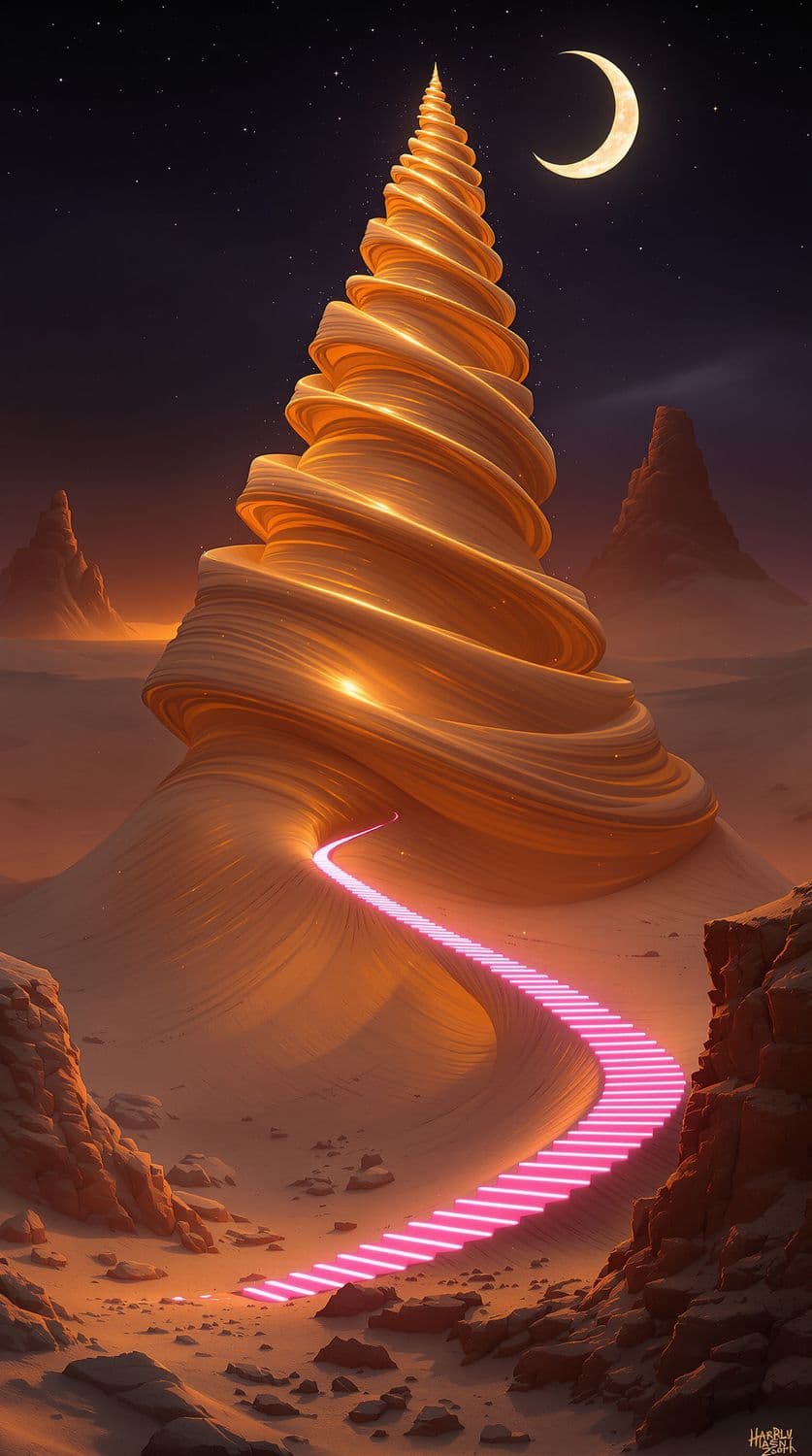 The Golden Spiral Dune