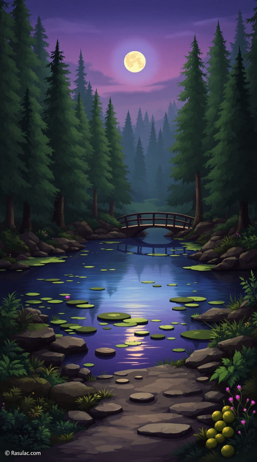 Dusk in the Enchanted Forest