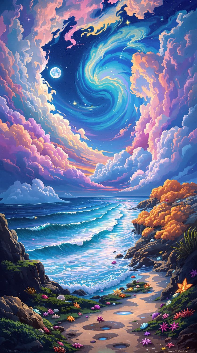 Pastel Dream Seascape