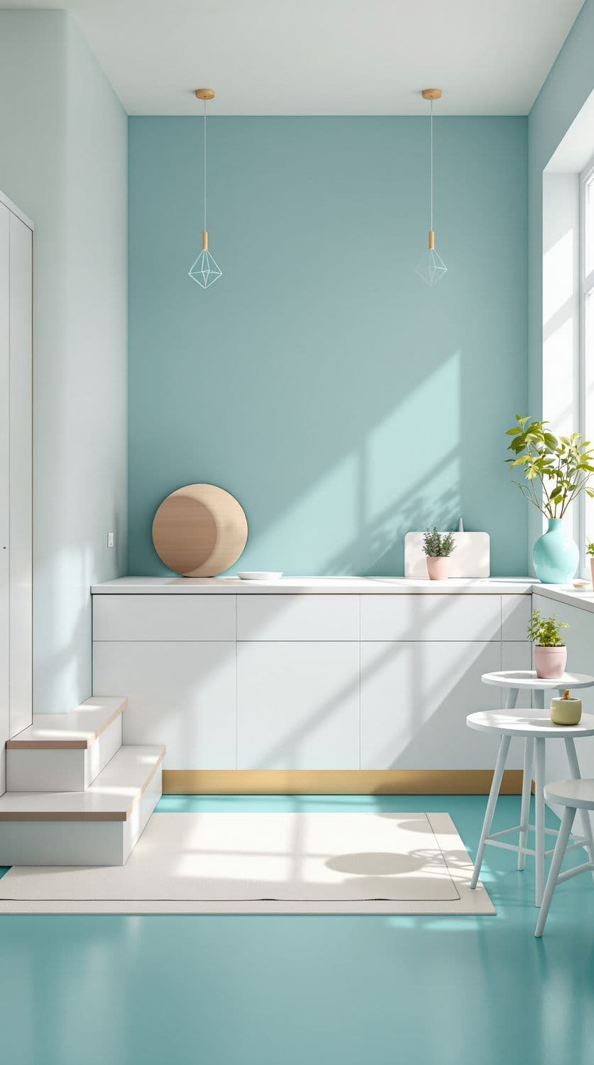 Modern Pastel Kitchen