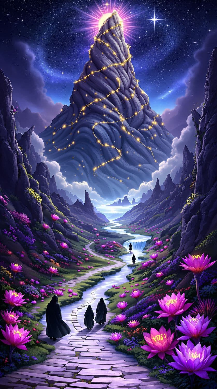 Celestial Valley of Glowing Vines