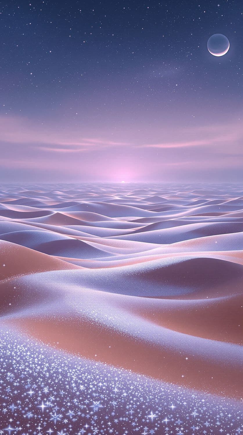 Frosted Desert Twilight