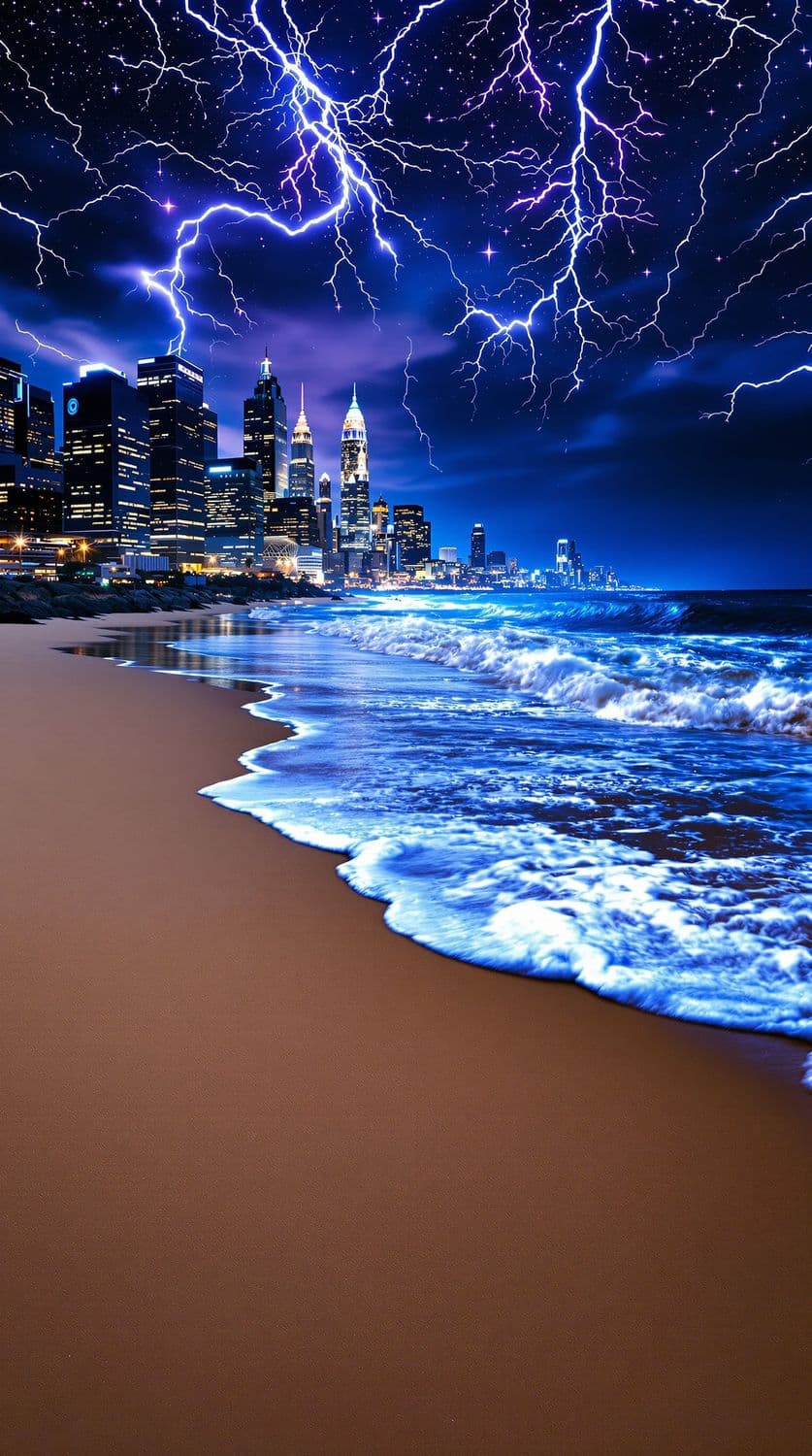 Electric City Nightscape