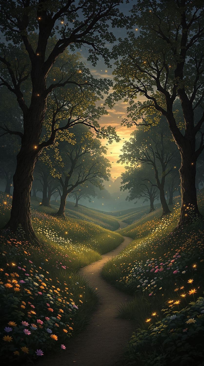 Enchanted Twilight Meadow