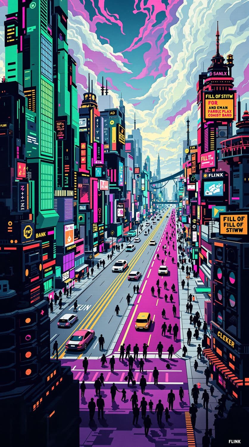 Futuristic Neon Metropolis