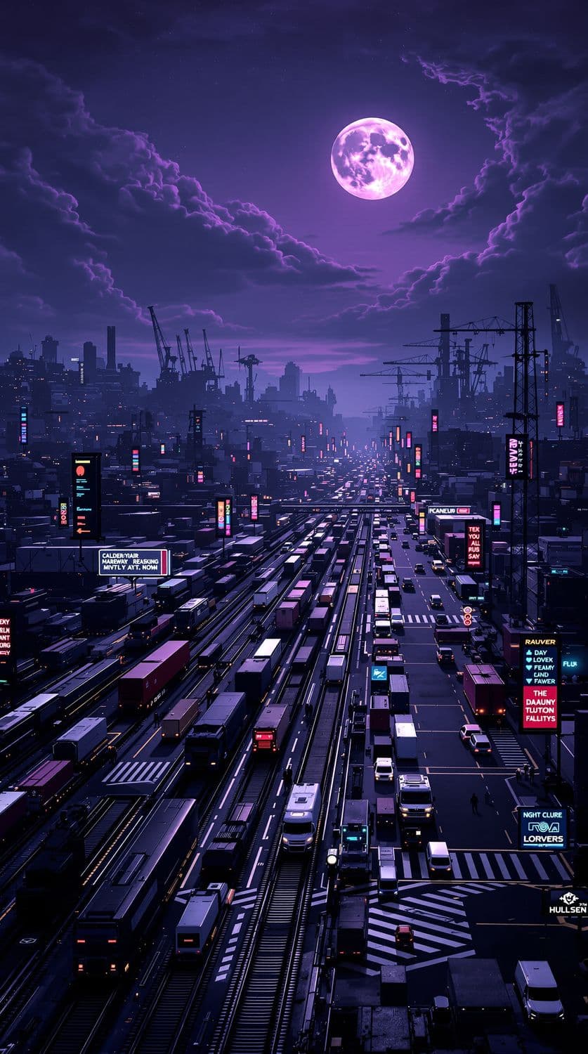 Twilight Industrial Metropolis