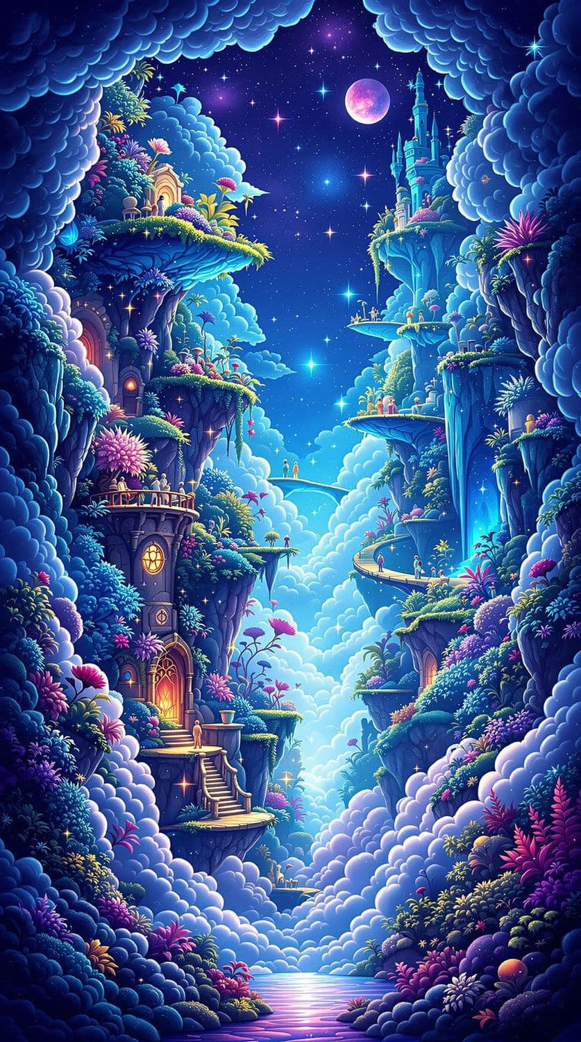 Celestial Cloud Garden