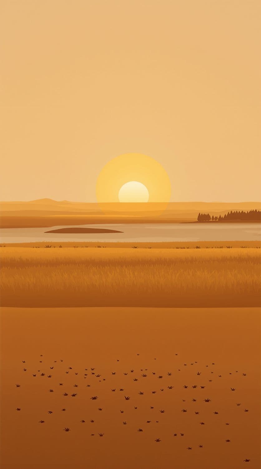 Golden Prairie Dusk