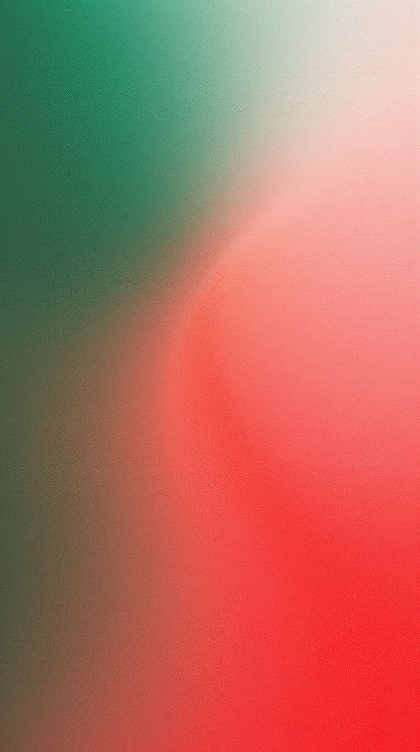 Emerald to Peach Vertical Gradient