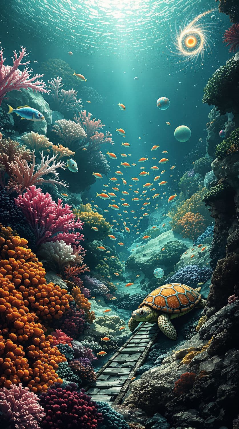 Mystical Underwater Cosmos