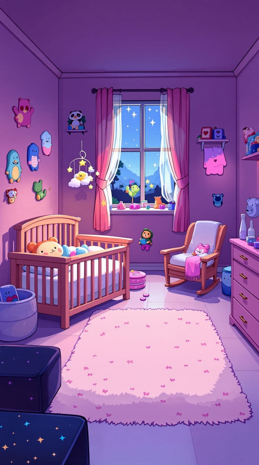 Playful Nursery at Twilight