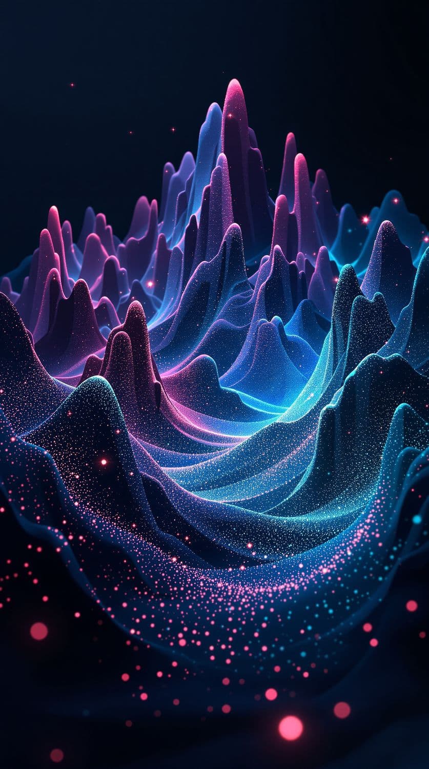 Otherworldly Abstract Mountains