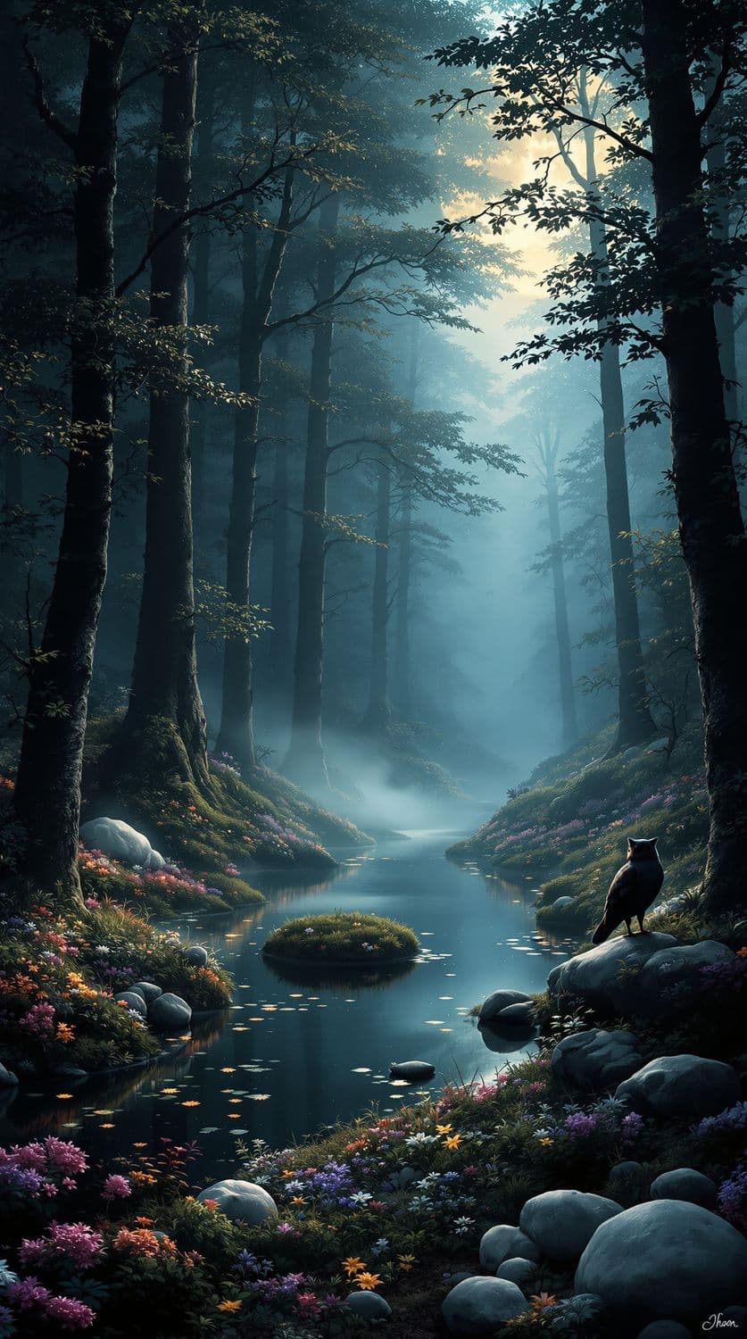 Mystical Forest Whispers