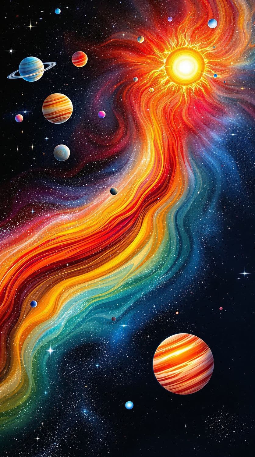 Cosmic Dance of Celestial Bodies