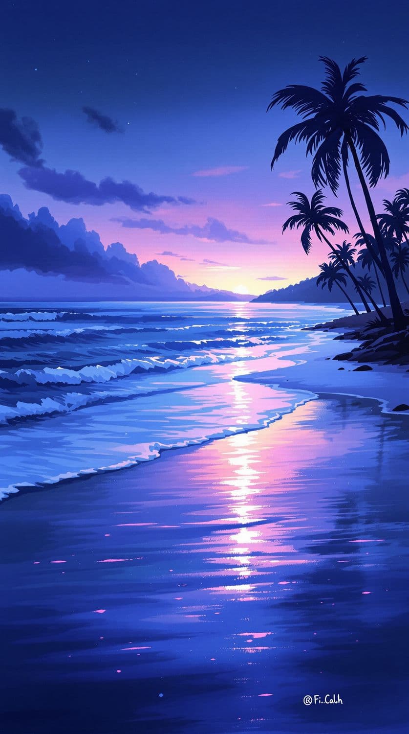 Twilight Beach Serenity